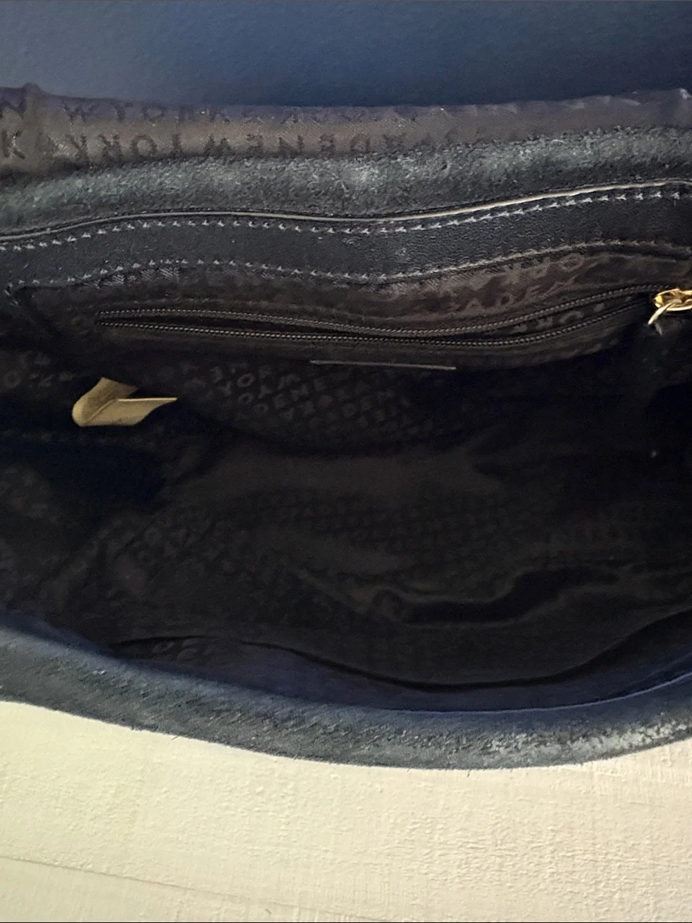 kate spade black suede crossbody shoulder bag